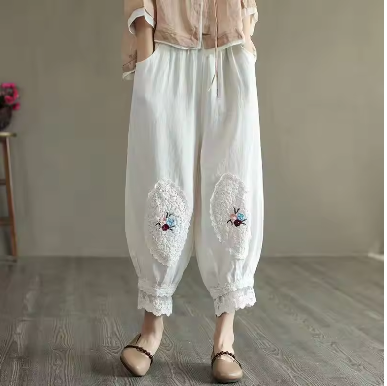 Vintage Ethnic Trousers Woman