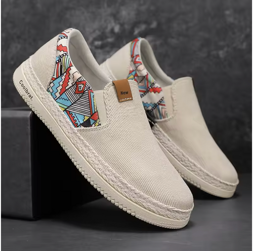 Flat Canvas Shoes For Men